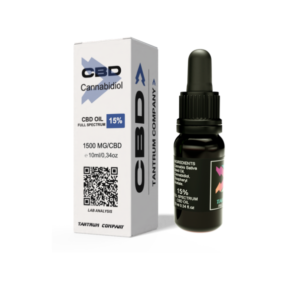 Bote frontal Aceite CBD 15% Tantrum Company