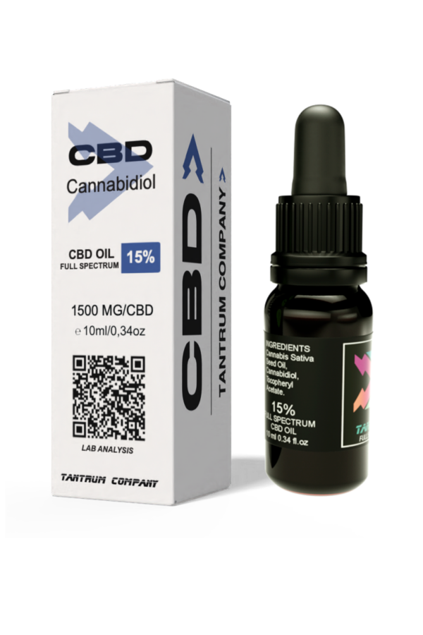 Bote frontal Aceite CBD 15% Tantrum Company