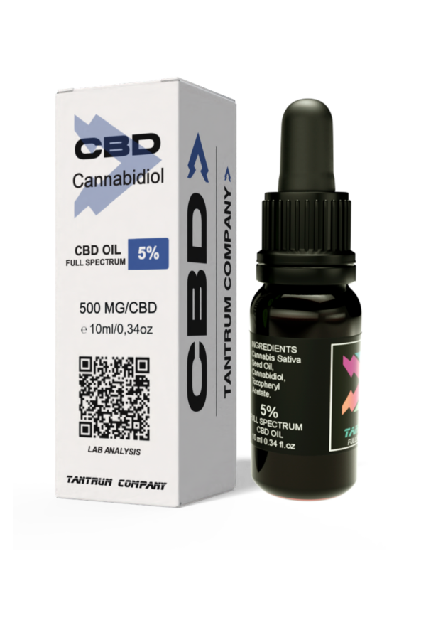 Bote frontal Aceite CBD 5% Tantrum Company