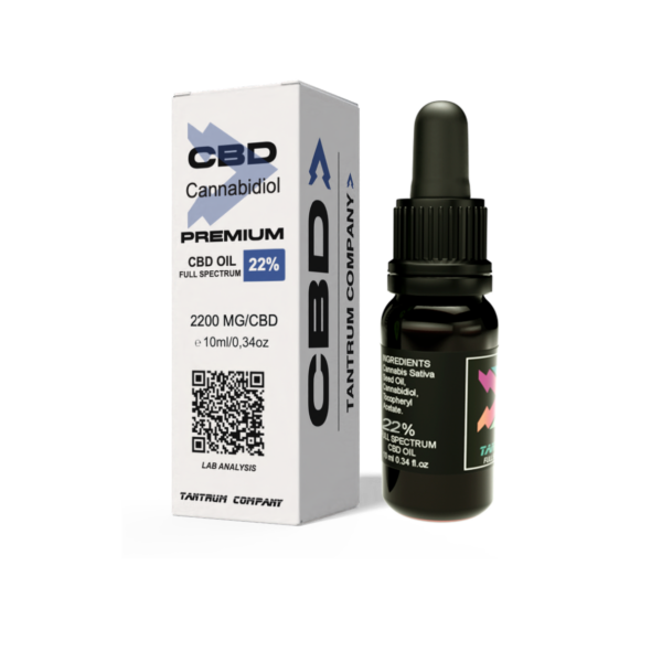 Bote frontal Aceite CBD 22% Tantrum Company
