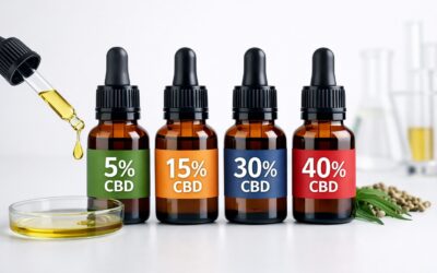 Qué porcentaje de aceite de CBD necesito