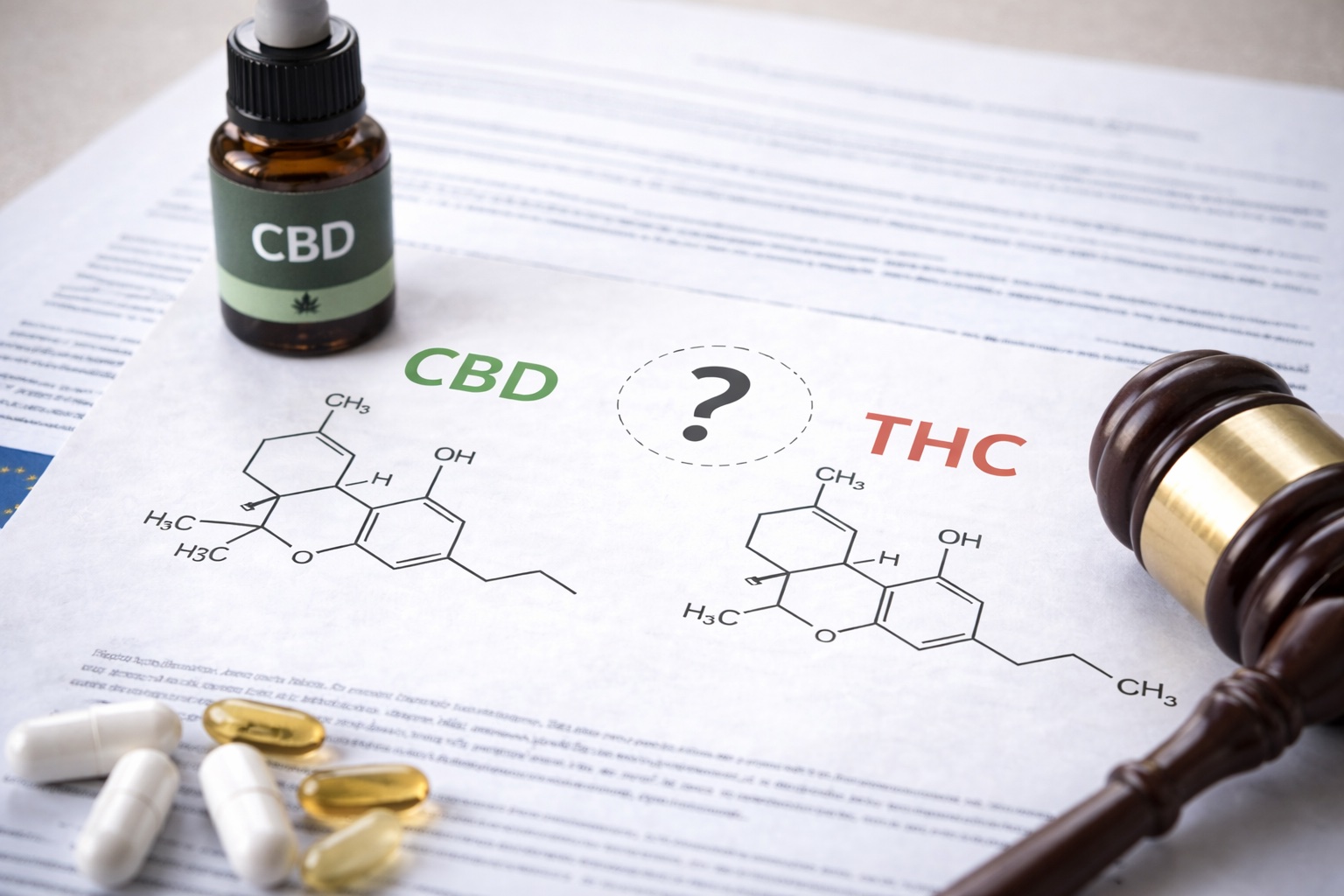 Diferencia entre CBD y THC y su efecto psicoactivo