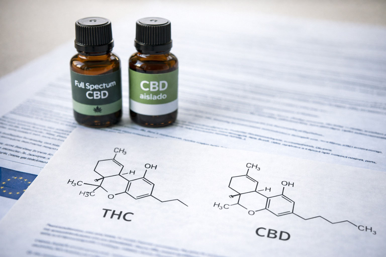 Diferencia entre CBD y THC en aceites Full Spectrum y aislado