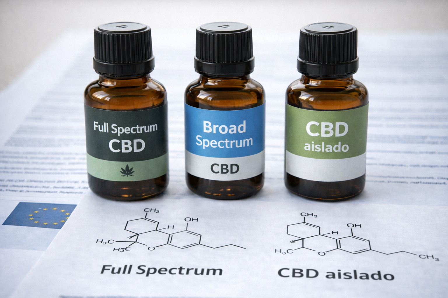 Diferencia entre extracto Full Spectrum, Broad Spectrum y CBD aislado