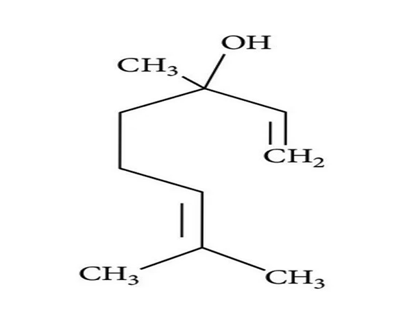 Estructura química del linalool