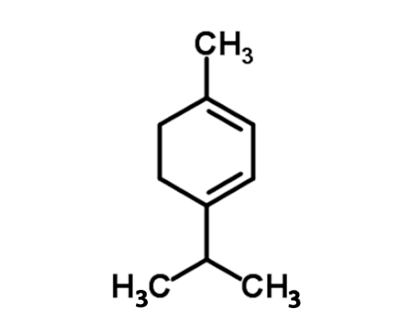 Estructura química del terpinoleno