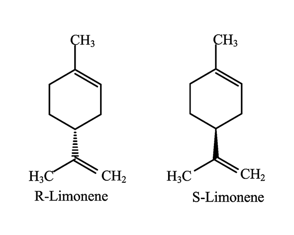 limoneno (D- y L-enantiómeros)